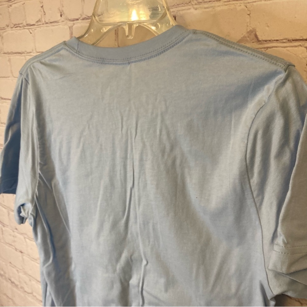 NEW oversized light blue tee with Bible Verse, variety of sizes - Picture 4 of 9